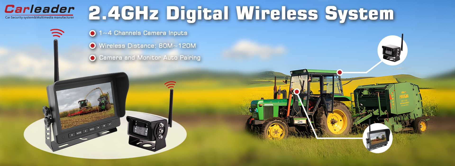 2.4GHz цифрова безжична система