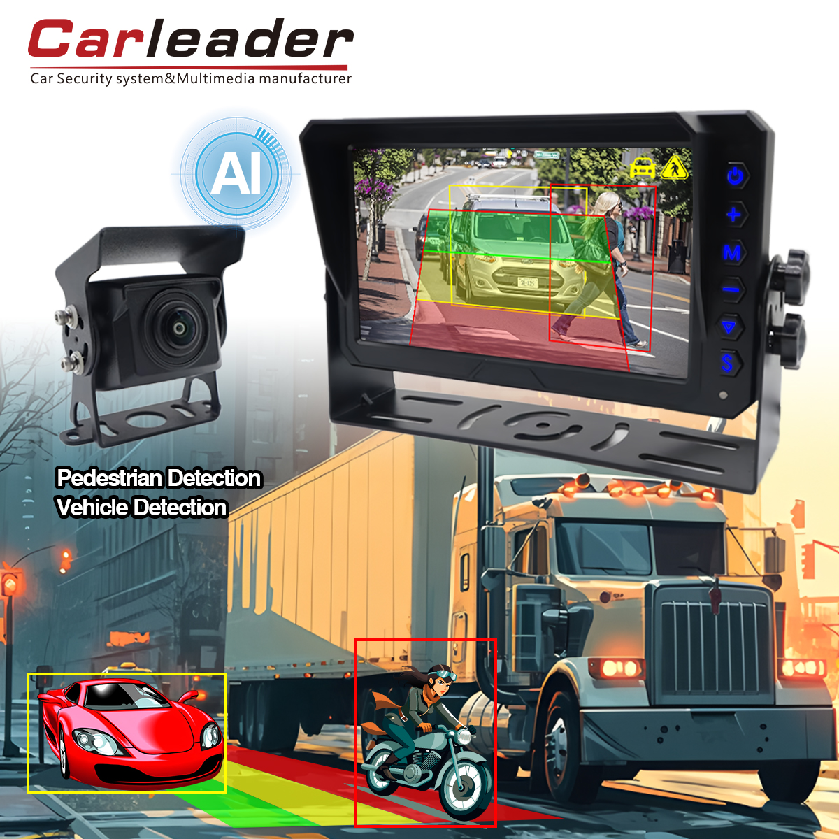 Carleader изстрелва AI пешеходна и система за откриване на превозни средства