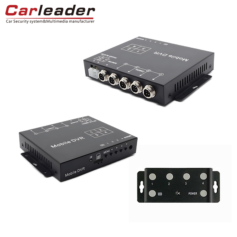 Carleader 4ch AHD 1080p Mini Mobile DVR Поддръжка TF Card Storage