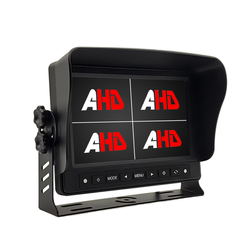 Монитор за тежкотоварни камиони Carleader 7-инчов водоустойчив Quad Split Display