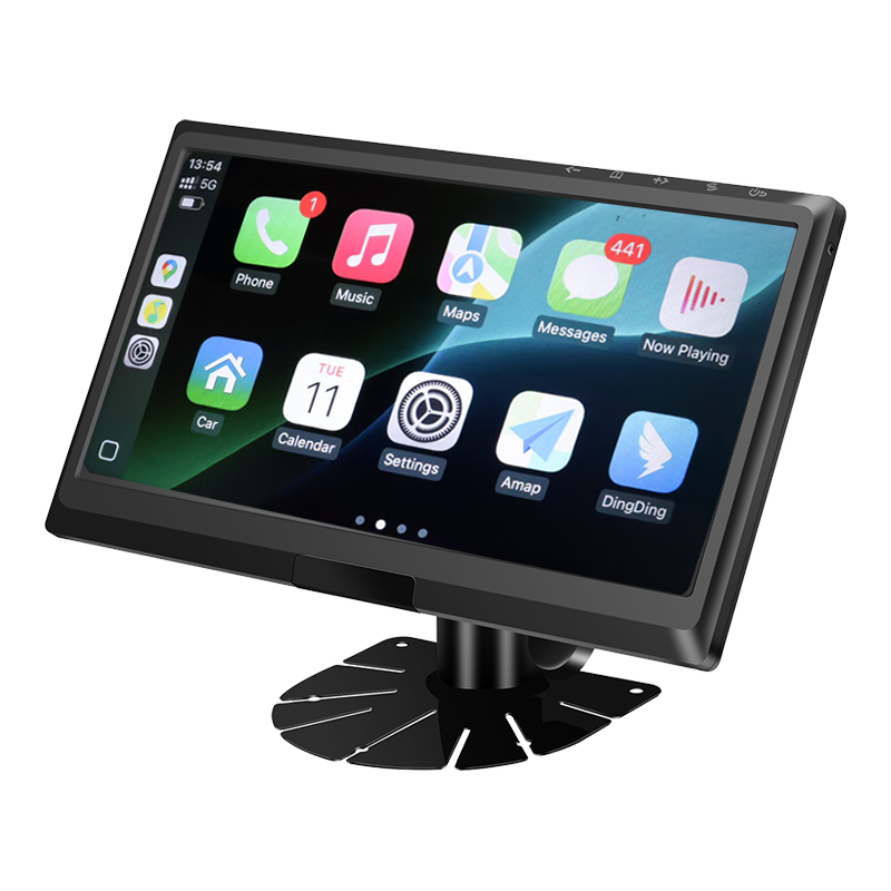 Carleader 9-инчов IPS AHD входен сигнал Монитор за превозно средство Поддържа CarPlay Мултимедия