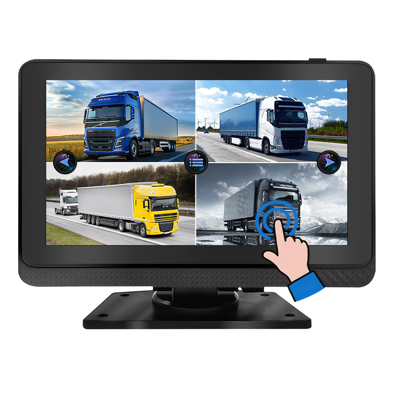 7-инчов DVR монитор със сензорен екран Carleader за усъвършенствано наблюдение на търговски превозни средства