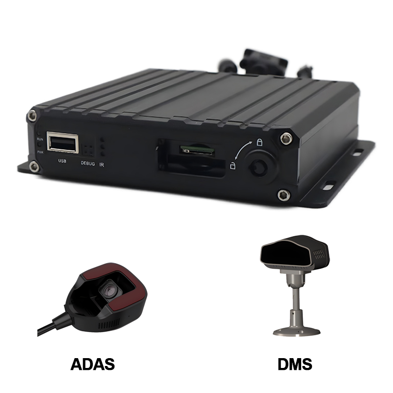 4CH AI интелигентен мобилен DVR с DSM и ADAS камера