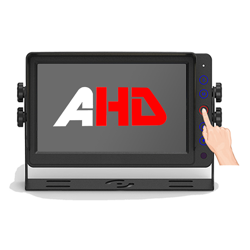 7-инчов монитор за търговски превозни средства с AHD видео входове и дистанционно управление