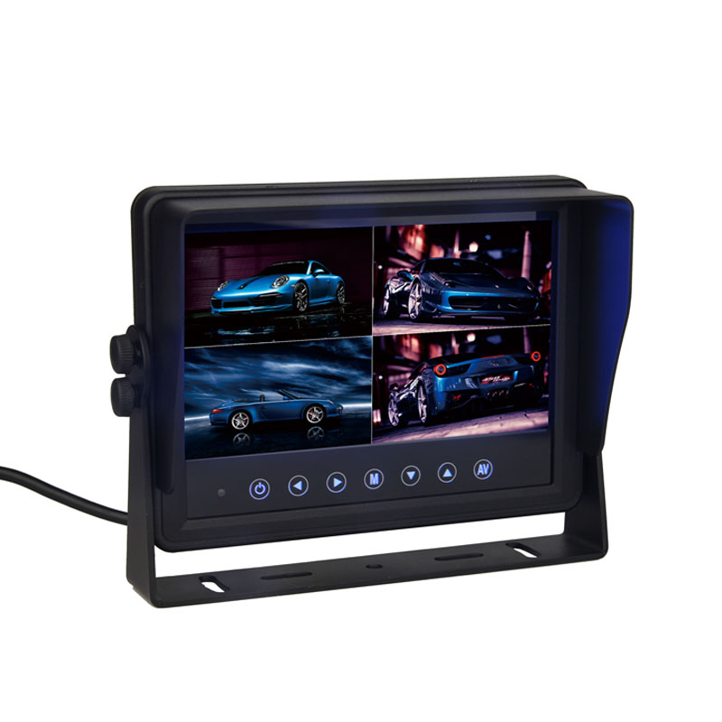 7-инчов HD Quad Split LCD водоустойчив дисплей