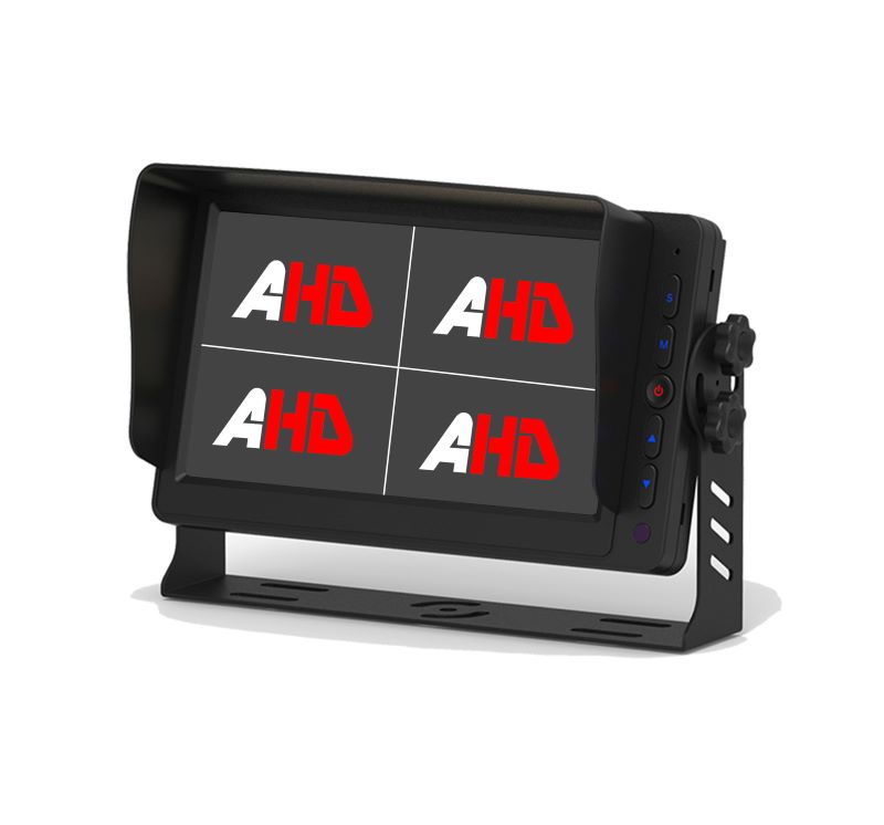 7-инчов автомобилен HD четворен разделен дисплей