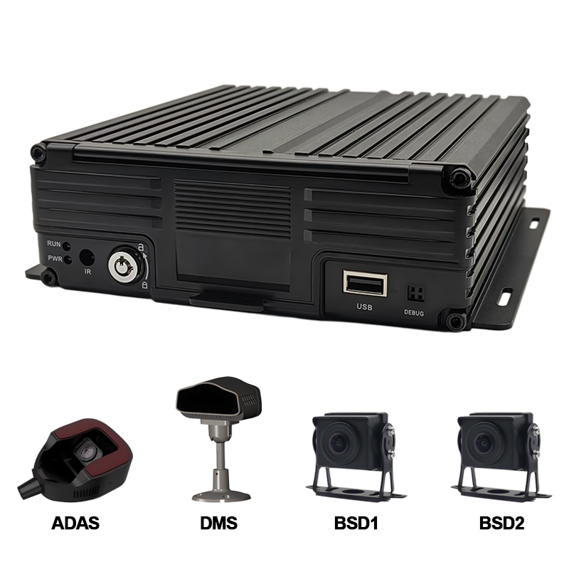 8CH AI HDD Mobile DVR Поддържа ADAS+DMS+BSD