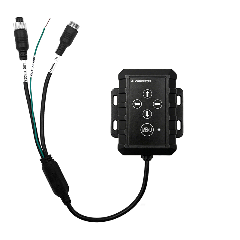AI Camera Converter за CVBS AHD камери с разпознаване на пешеходци и превозни средства